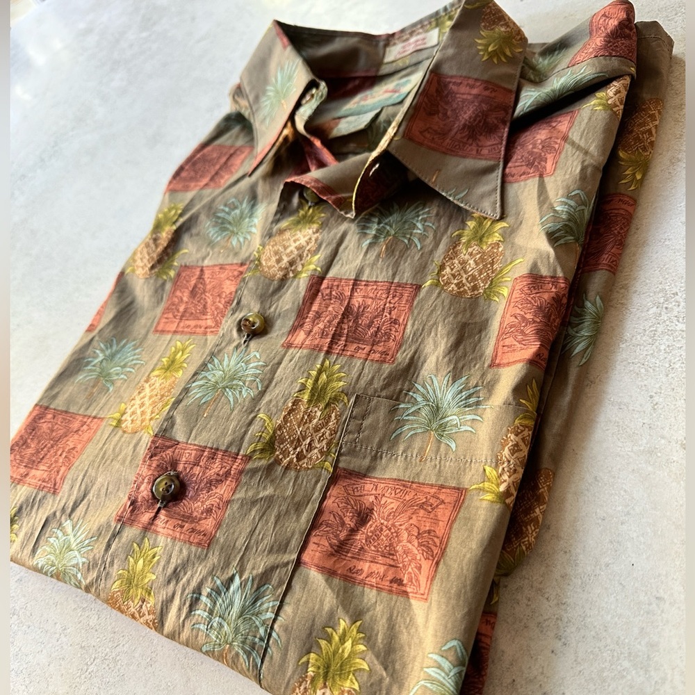 EUC Men’s Reyn Spooner 100% Cotton Aloha Shirt Size M